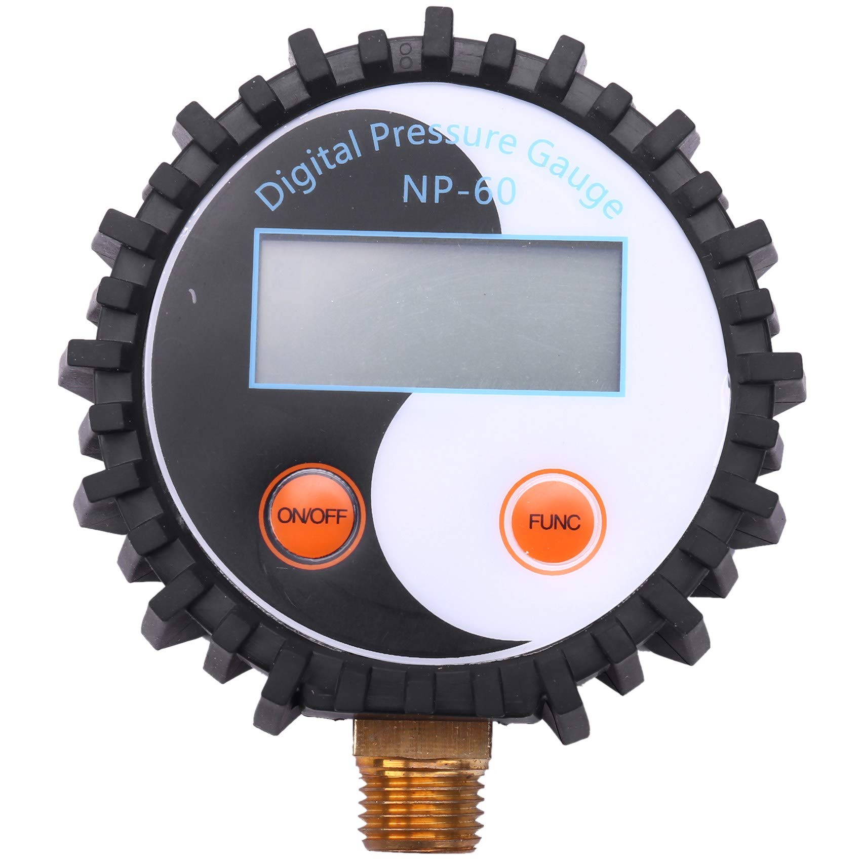 Manómetro Digital de vacío, manómetro de compresión de Aire hidráulico, manómetro barómetro, Rango de 3 a 200 PSI (1,4 MPA).