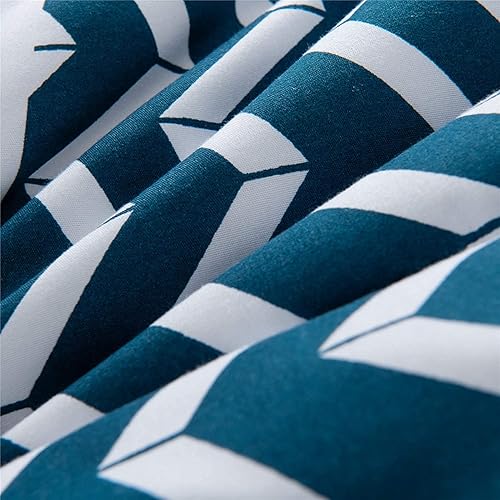 Miniatura 3 de Shatex - Juego de edredón tamaño matrimonial de 3 piezas para todas las estaciones del año, 100% microfibra de poliéster, ultra suave, con 2 fundas