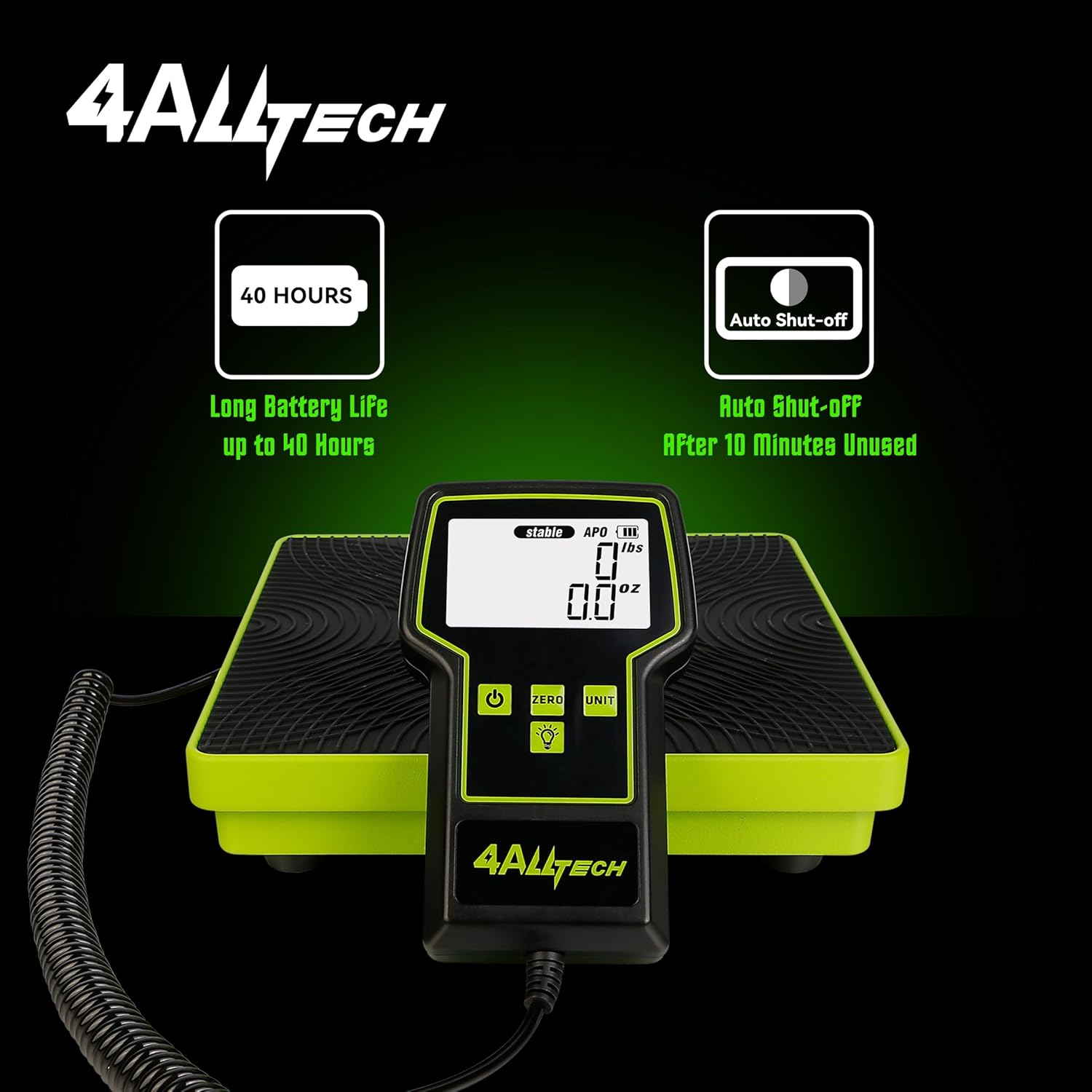 220LBS Electronic Refrigerant Charging Weight Scale High Precision Large Screen Backlit Display Digital Freon Scale for HVAC AC Refrigerant Recovery Tank Recharging with Case Heavy Duty Small Business