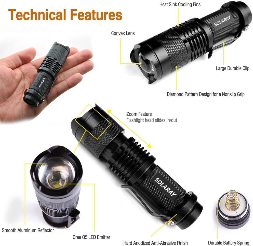 Super Bright Handheld Emergency Flashlights Photo