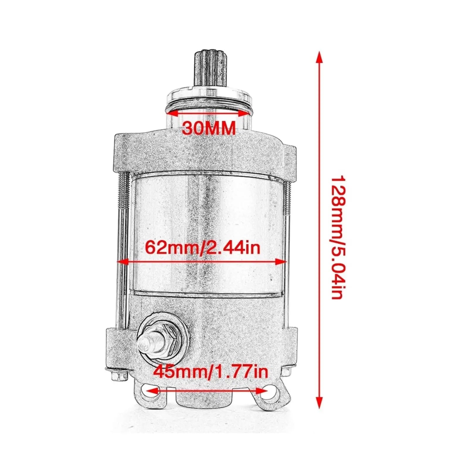 Solenoide De Arranque para Motocicleta para CRF450X 2005-2014 (31200-MEY-671)