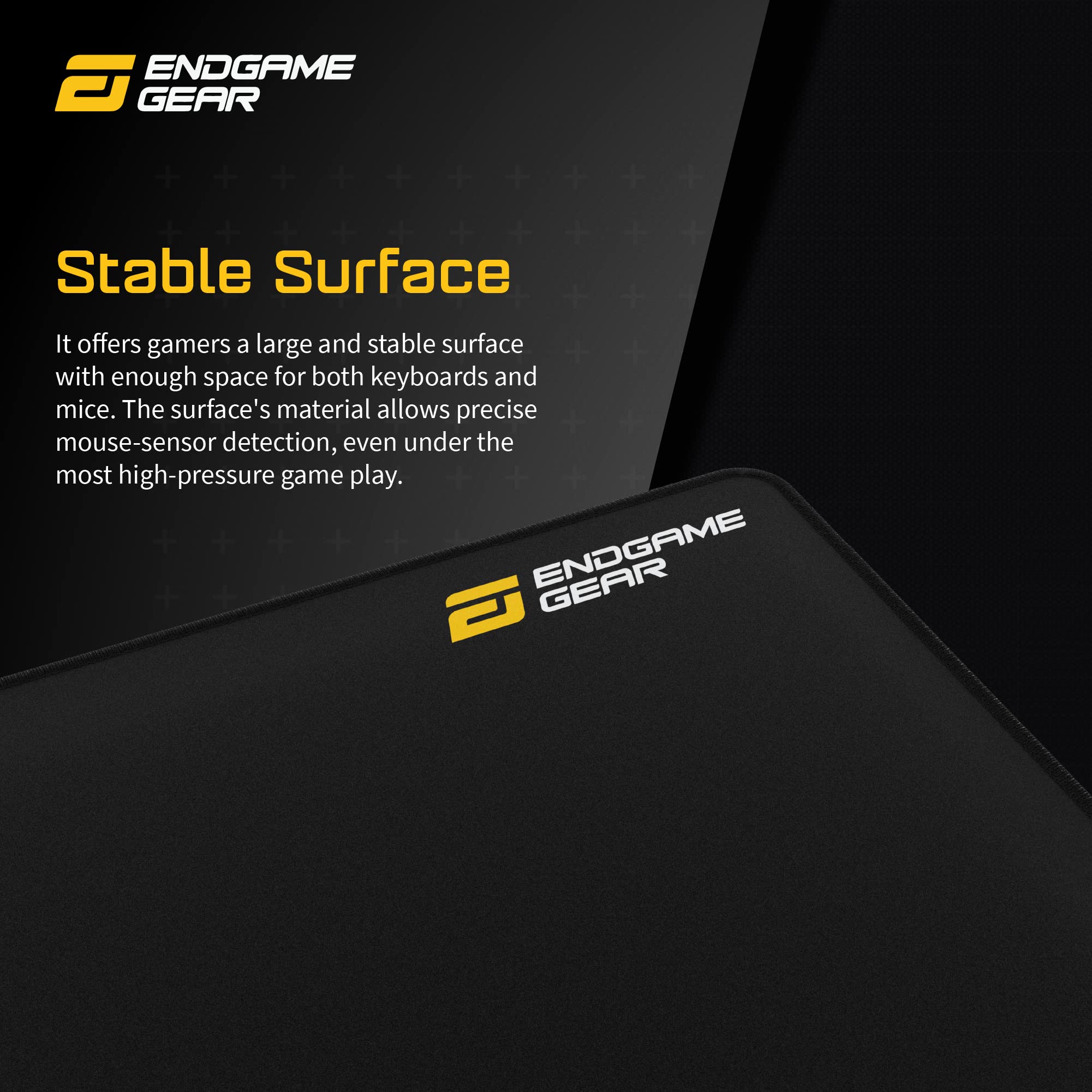 ENDGAME GEAR MPJ 1200 Desk-Mat Gaming Mouse Pad, Nonslip Desk Pad, Size 47.2