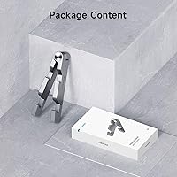 Vista 8 de Hagibis Cell Phone Stand for Desk, 4 in 1 Foldable Aluminum Portable Travel Phone Holder with Bottle Opener, Box Opener, Ruler for iPhone 16 15 14