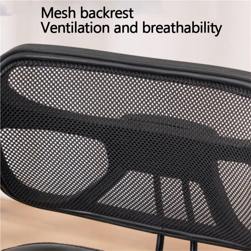 Ergonomic Kneeling Chair with Fixed Armrests, Height Adjustable Knee Chair with Wheels, Desk Chair for Improve Your Posture, Posture Chair for Desk, Office or Meditation(Black)