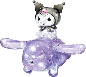 Hanayama 38 Pieces Crystal Gallery Sanrio Kuromi 3D Puzzle