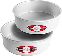 Vista 28 de Fat Daddio's Moldes para pasteles redondos de aluminio anodizado, juego de 2 piezas, 9 x 3 pulgadas