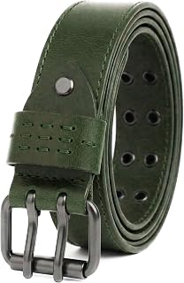 Zerimar Gürtel herren-Herrengürtel aus Rindsleder – 39 mm Breite – Herrengürtel aus Leder – Herrengürtel mit Schnalle – Ledergürtel