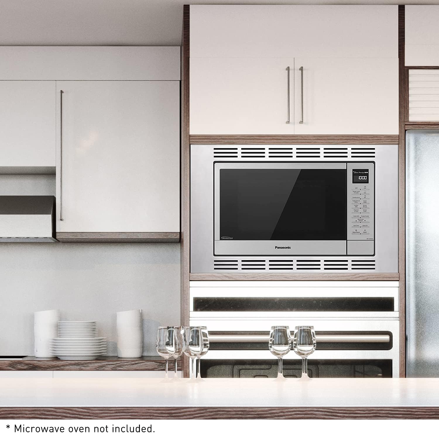 Uр Tо 40% оƒƒ Panasonic 27-inch, Stainless Steel, for use 1.1 cu ft NN-GN68KS NN-TK623GS Microwave Oven Trim Kit