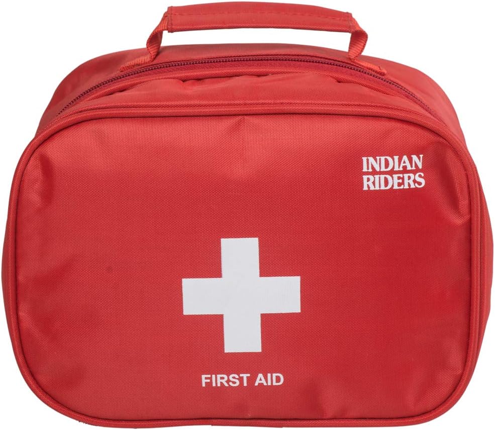 Fabric & Nylon First Aid Pouch (Red)