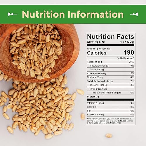 Miniatura 9 de Semillas de girasol crudas, sin cáscara, de Sincerely Nuts