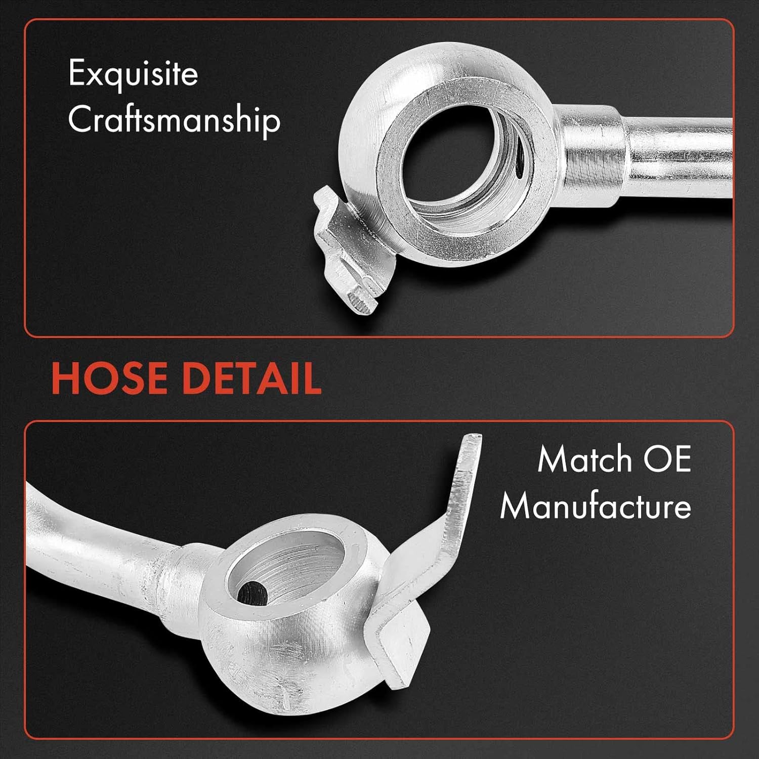 A-Premium Power Steering Pressure Hose Line Assembly Compatible with Mitsubishi Lancer 2008-2015, 2.0L, Pump To Gear