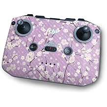 MightySkins Carbon Fiber Skin Compatible with DJI RC-N1 Controller - Sakura Purple | Protective, Durable Textured Carbon Fiber Finish | Easy to Apply | Made in The USA