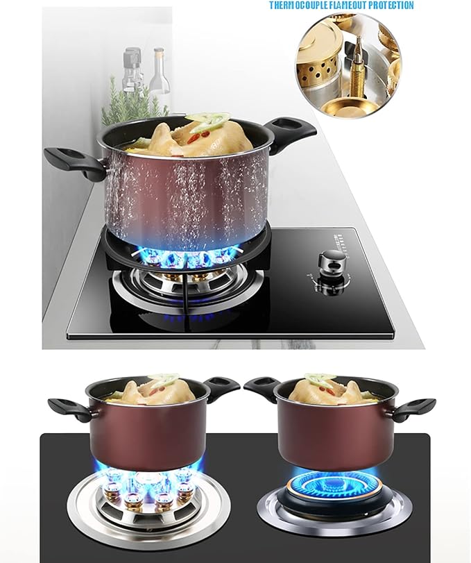 Estufa de gas empotrable 3800W multigas miniatura 5