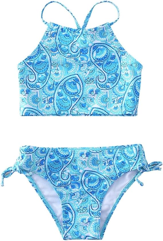 Amazon Co Jp Shopyruder 女の子 スクール水着 サスペンダー スイムウェア 人気 ビキニ おしゃれ プリント ベビー水着 ファッション 水着 レディース セパレート カジュアル 上下2点セット 夏 水遊び ビーチ 海水浴 練習用 幼稚園 保育園 服 ファッション小物