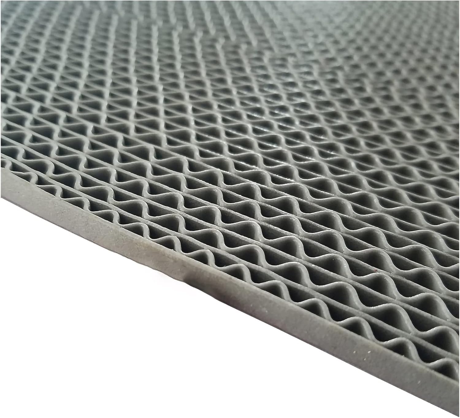 QYMYOZ PVC Drainage Mats, Perfect For Swimming Pools, Showers, Kitchens(Grey,90cmx300cm)