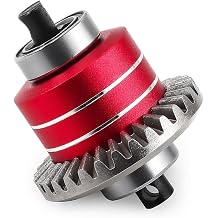 RC Car Accessories Compatible With MJX For Hyper Go 16207 16208 16209 16210 14207 14208 1/16 1/14 RC Car Upgrade Parts Accessories Metal DifferentialRed