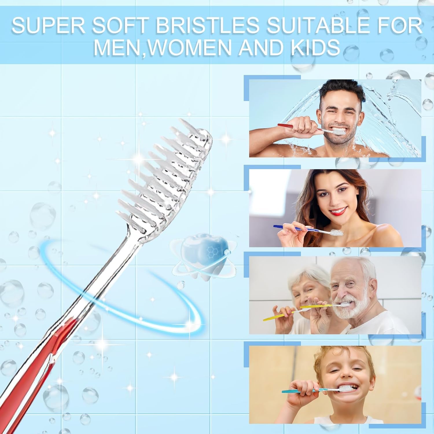 Lote de 500 cepillos de dientes con pasta de dientes, empaquetados individualmente, para personas sin hogar, viajes, hotel, camping y escuela