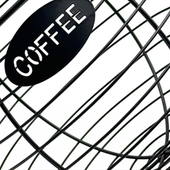 K Pods Holder | Coffee Station Pod Baskets - Counter Espresso Holders, Metal Snack Storage Stand for Kitchen Desktops