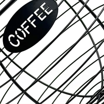 K Pods Holder | Coffee Station Pod Baskets - Counter Espresso Holders, Metal Snack Storage Stand for Kitchen Desktops