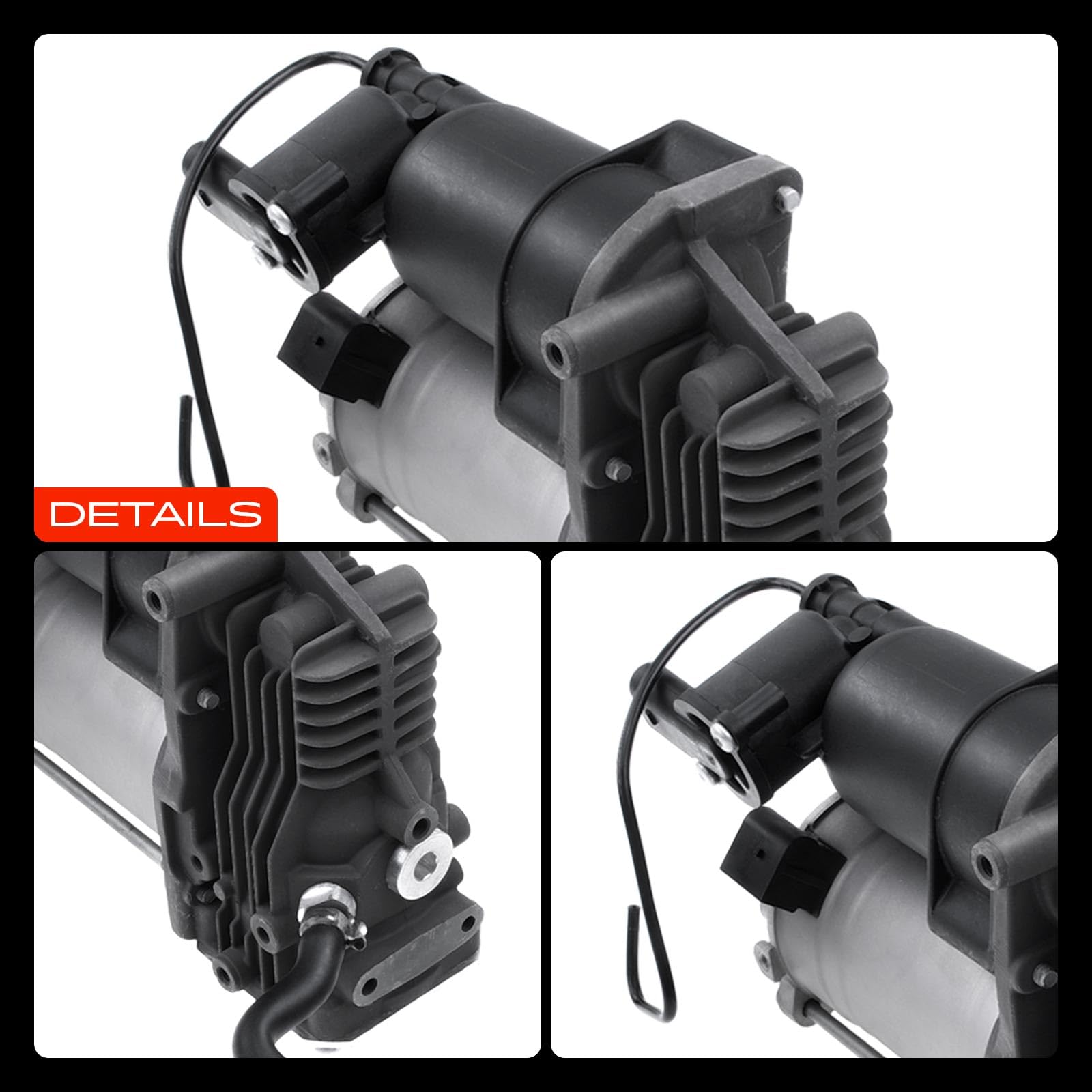Frankberg Sospensioni pneumatiche Compressore Compatibile con X5 E70 X6 E71 E72 Replace# 37206859714