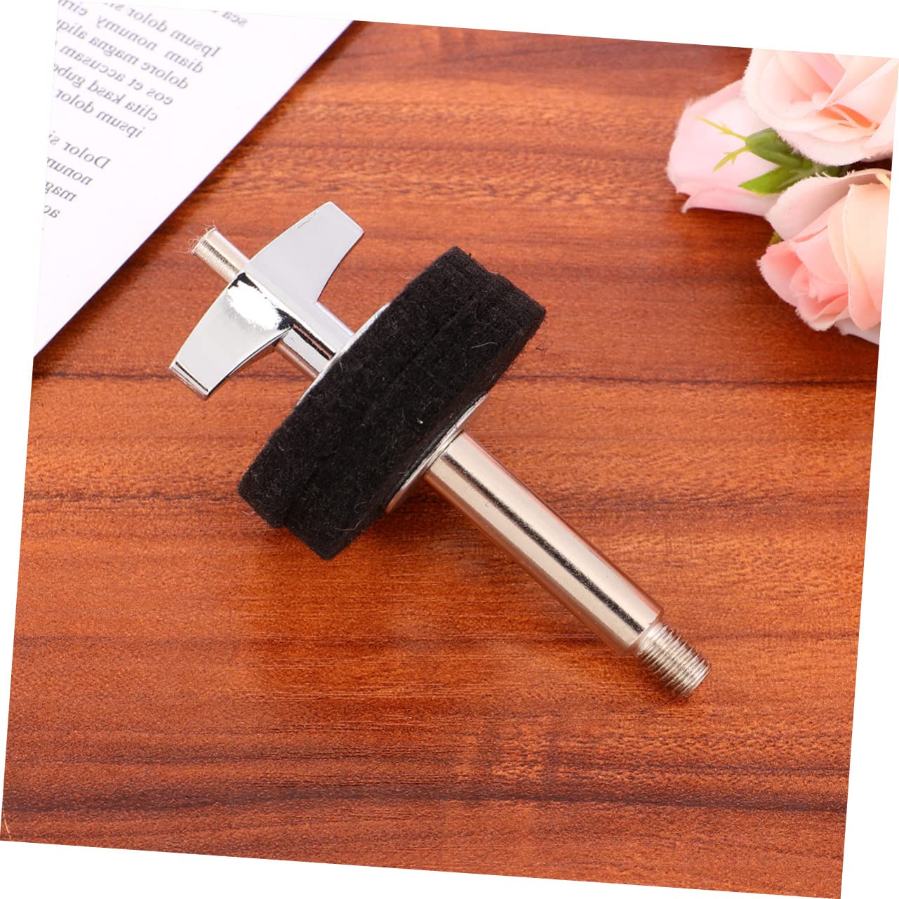 FAVOMOTO 2pcs Drum Stand Parts Cymbals for Drums Iron Plating Cymbal Stacker Screw Bass Accessory