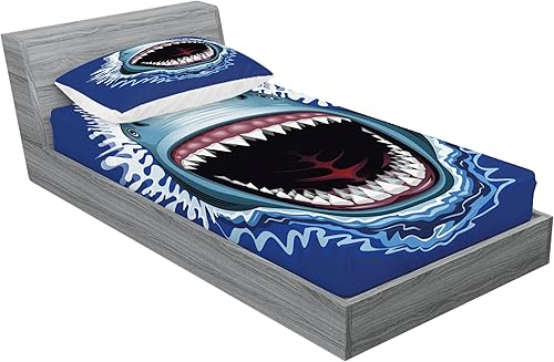 Miniatura 384 de Ambesonne - Juego de sábanas bajeras y fundas de almohada, diseño clásico botánico, plantas de jardín vintage, juego de 3 piezas con estampado