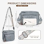 APHISON Purse pour corps croisés pour femmes,Petits sacs de corps croisé Trendy Vegan sac d'épaule en cuir avec sangle réglable et déguisement