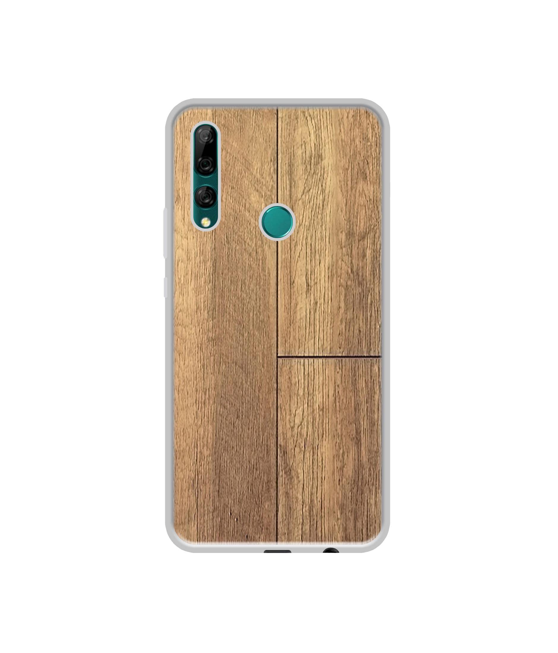 Casotec Wood Stretcher Design Printed Silicon Soft TPU Back Case Cover for Huawei Y9 Prime 4G