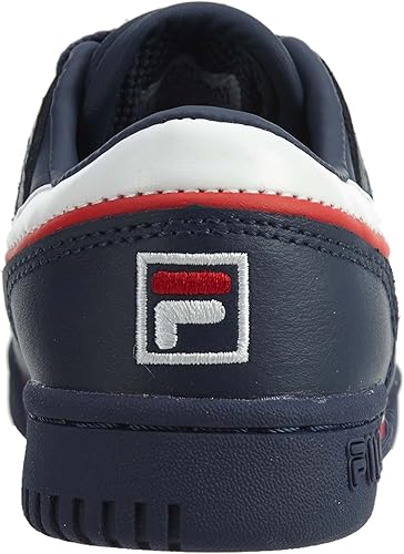 Vista 3 de Fila Zapatos deportivos originales para bebé, Fila azul marinoblancorojo Fila