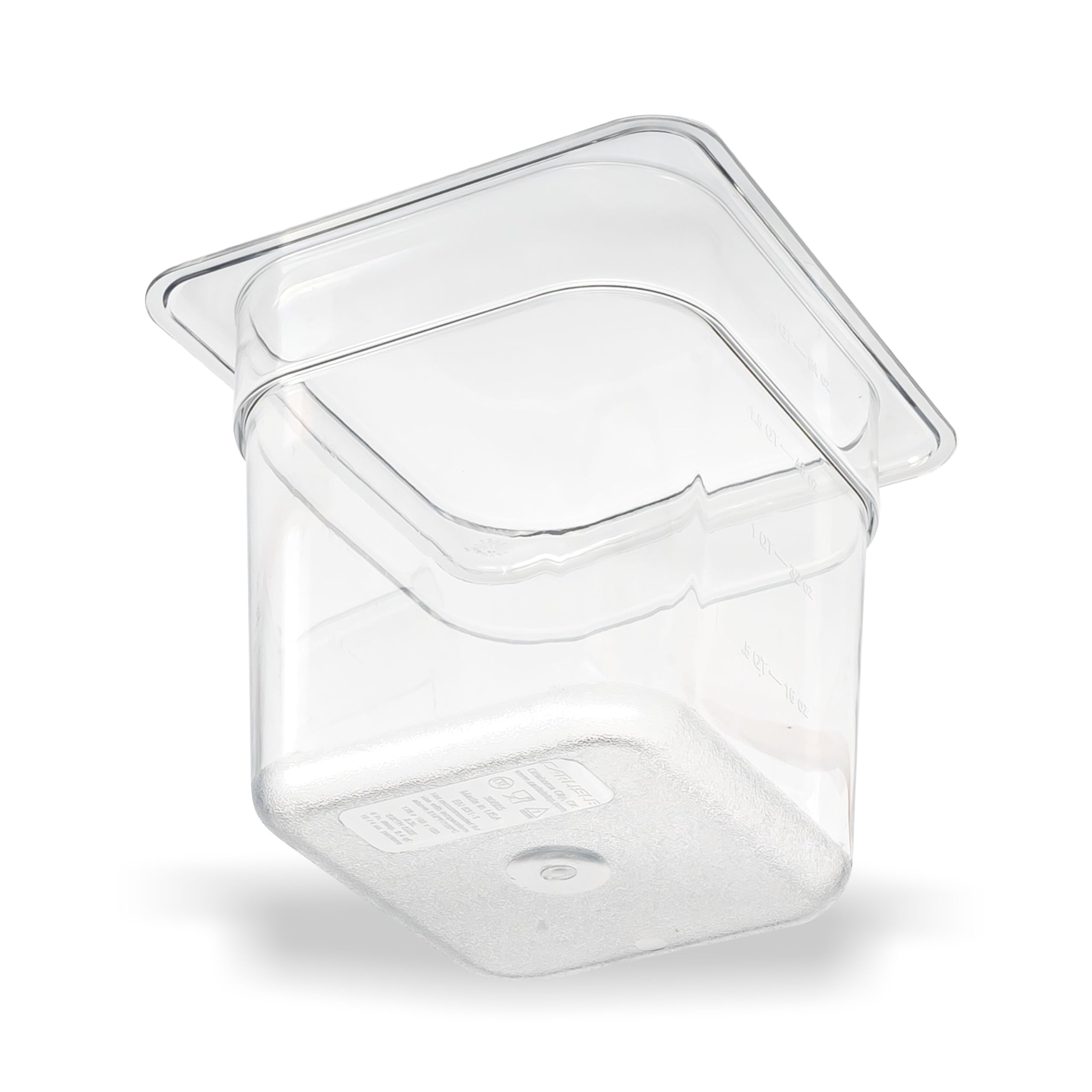 Utopía policarbonato Gastronorms, ca30685070, policarbonato 1/6gn Pan 15 cm de profundidad claro (caja de 6)