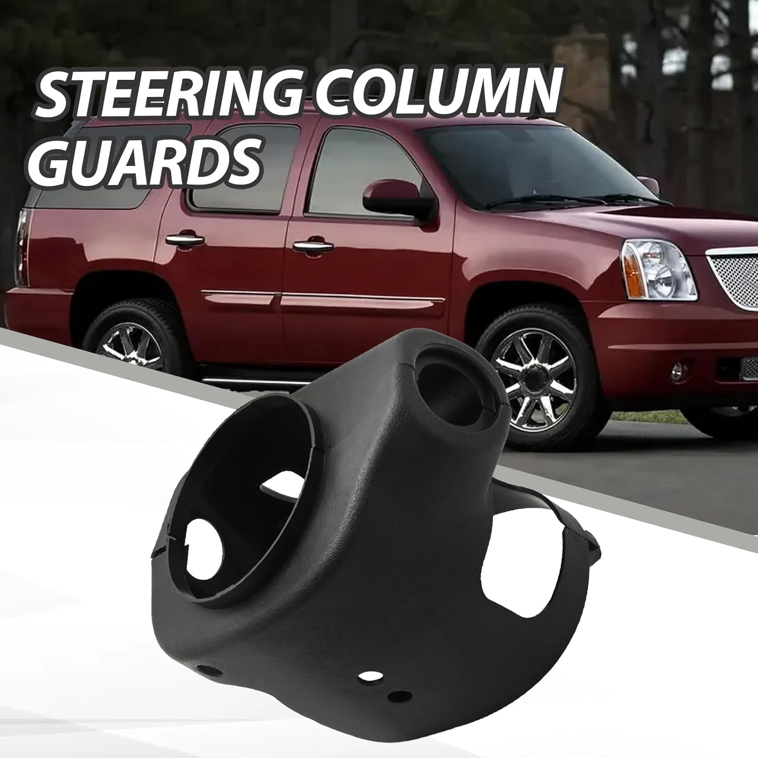 Anxingo 26089140 Steering Column Cover Shroud, Replacement for GMC Yukon 2003-2006, Replacement for GMC Sierra 2003-2007