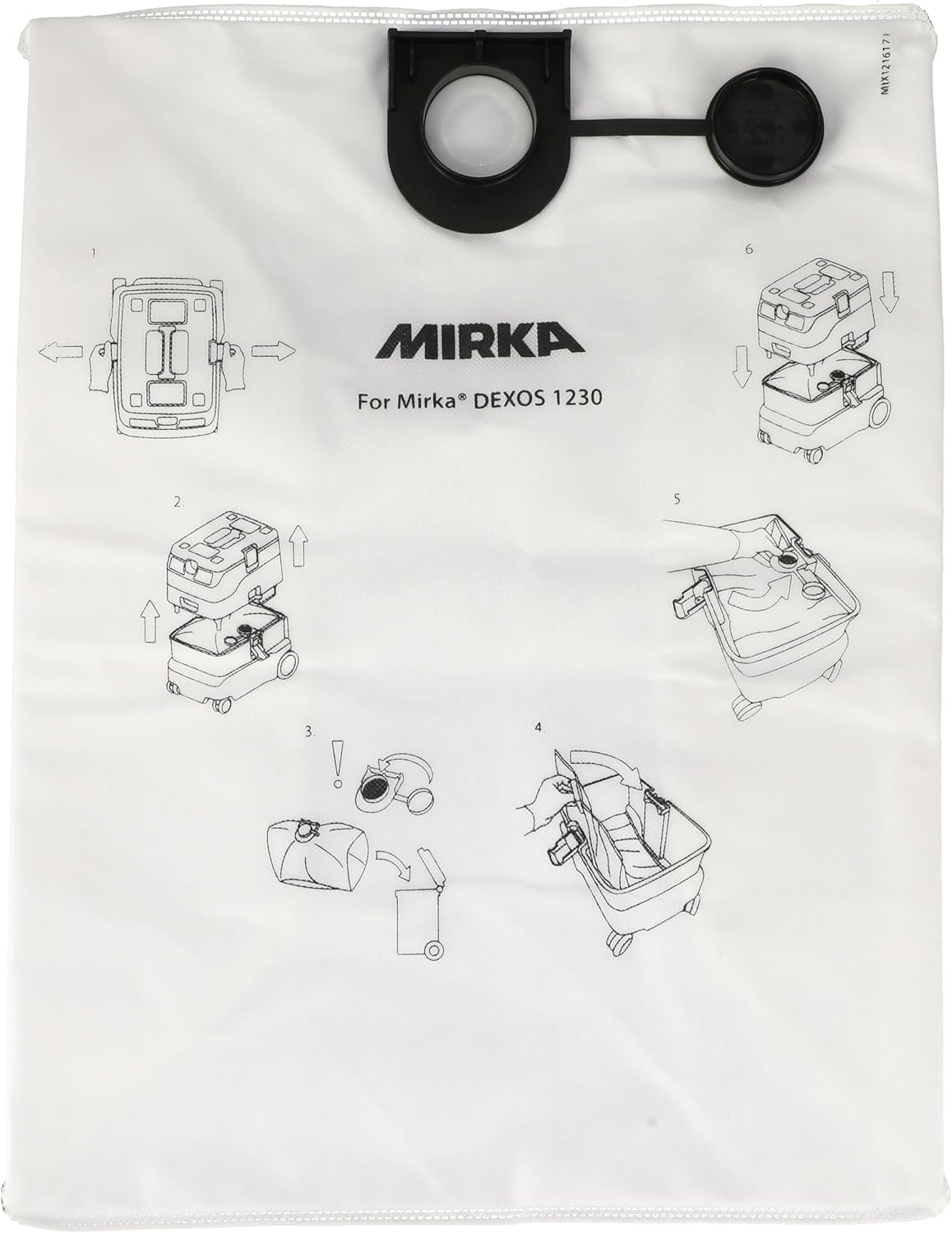 Mirka Dust Bag Fleece for DEXOS 1230 – 5 Pack Replacement Bags for 30L M-Class HEPA Dust Extractor