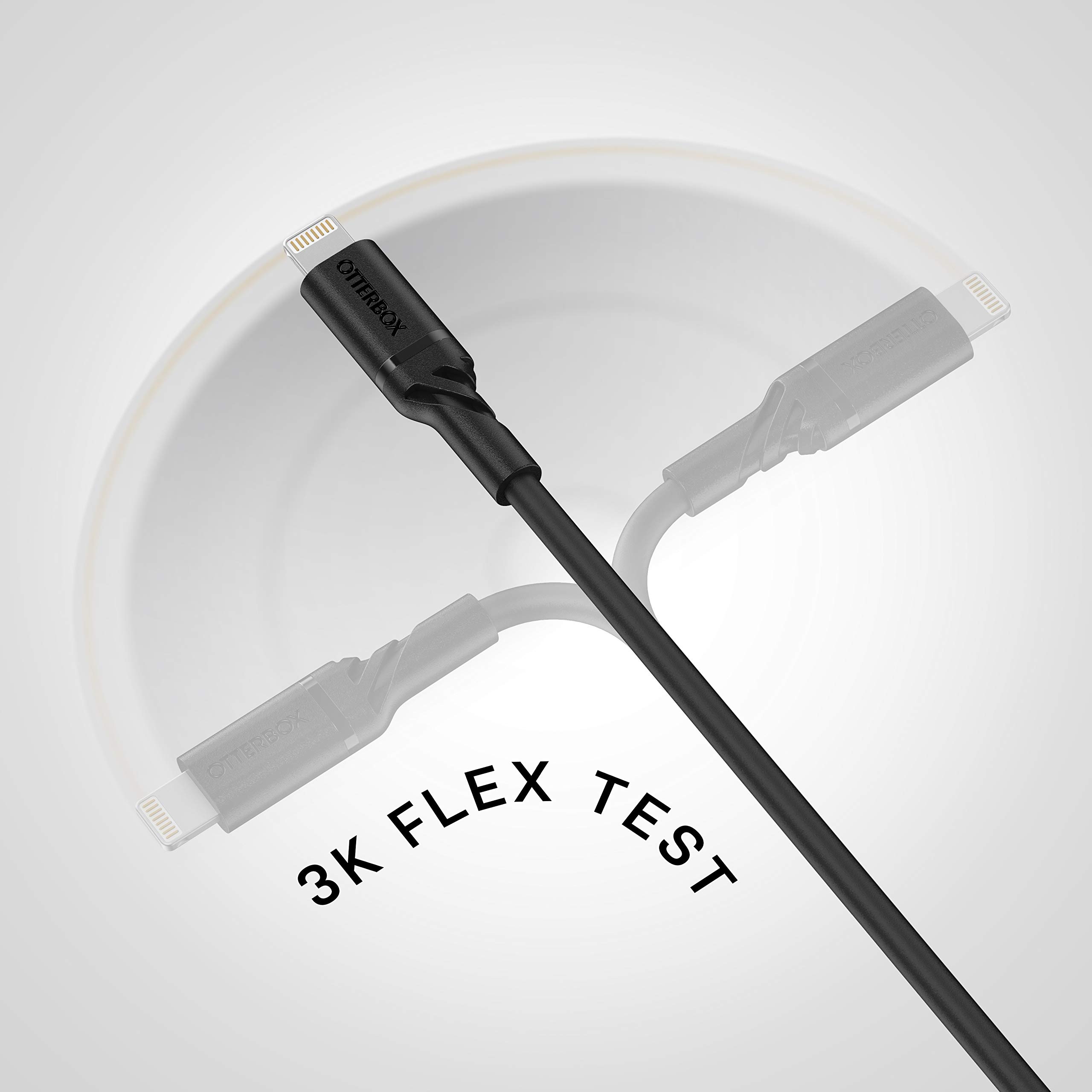 OtterBox cavo USB-A a USB-C, di ricarica ultra resistente per Smartphone e Tablet, ultra robusto, testato per pieghe e flessibilità, 1M, Bianco