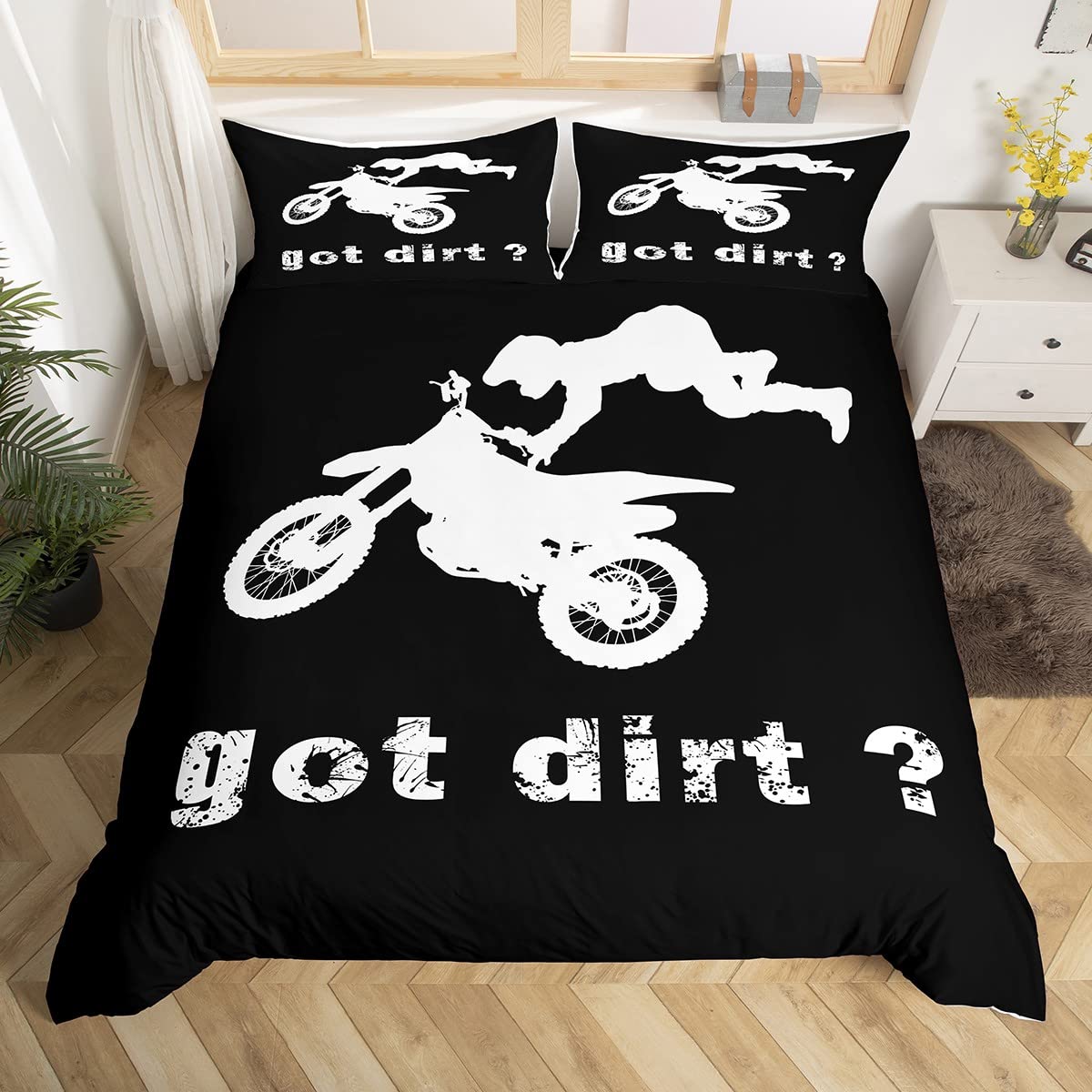 Housse de couette motocross enfant pour renouveler un linge de lit de garçon usé