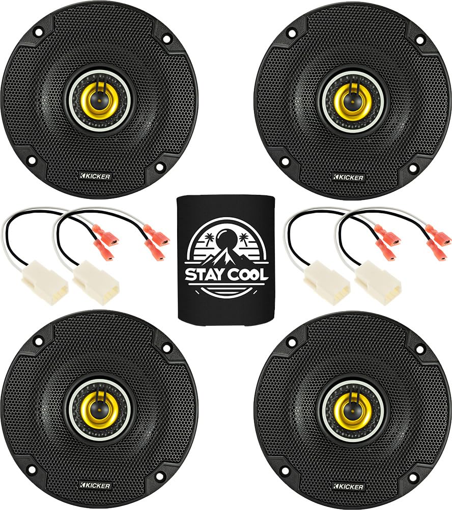 Amazon.com: KICKER Dash and Overhead 4 Speakers Kit for Jeep