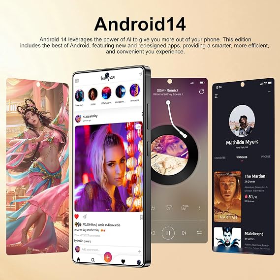 S25 Ultra Smartphone, 16GB 1TB, 8000mAh Batteria, Android 14, 72MP 108MP Waterproof Camera, 7.3 Inch Outdoor Mobile Phone Unlocked, 5G 3-Card Slot NFC,Gray-7.3 Inch