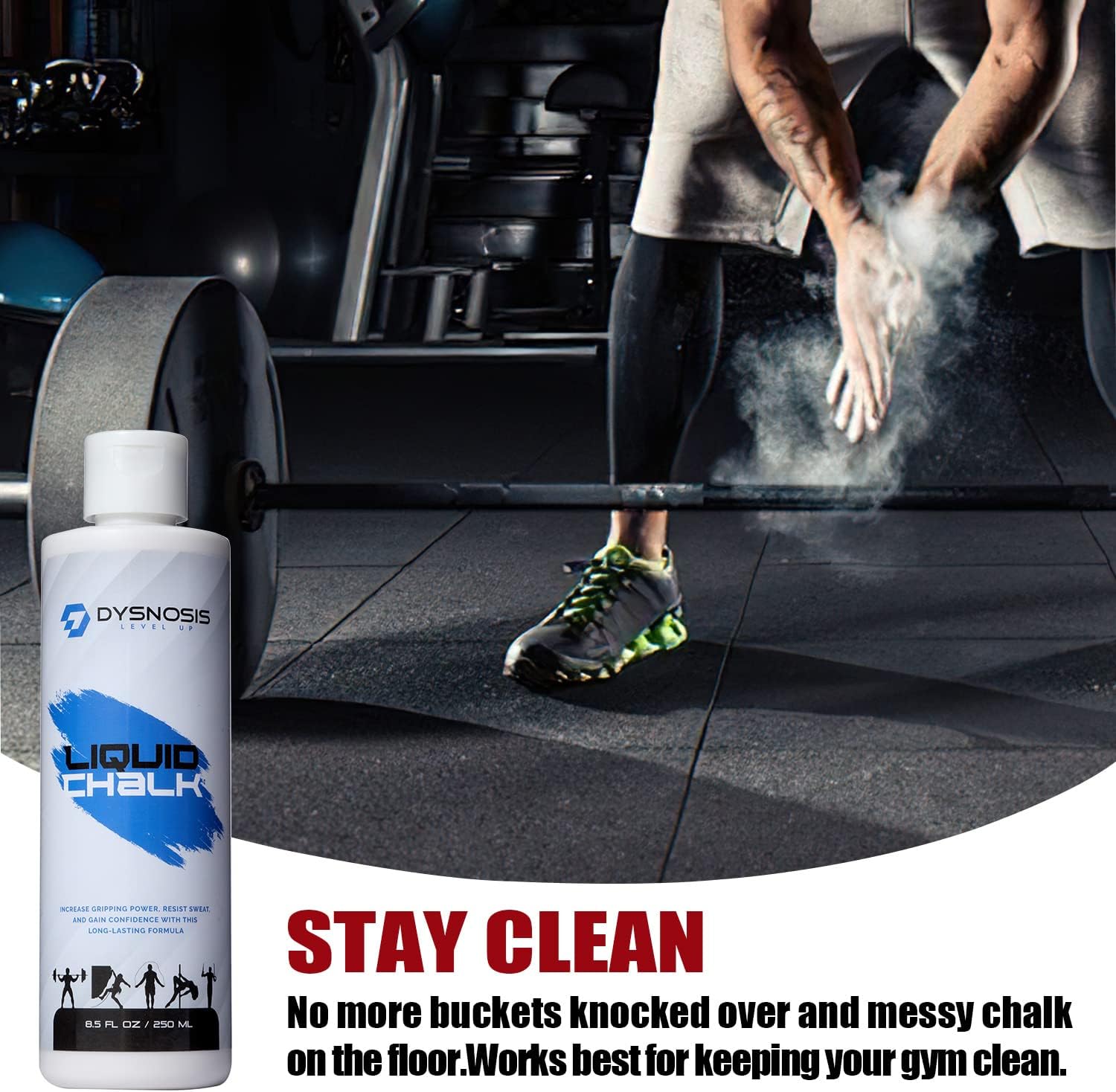 Buy Dysnosis 250ml Liquid Chalk Gym Lifting Weightlifting for Hand