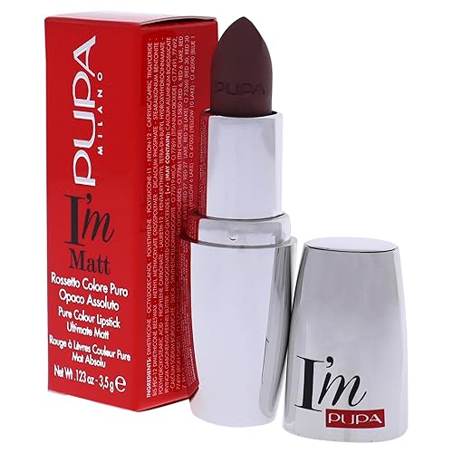 Miniatura 4 de PUPA I Am Matte Pure Colour - 037 Unexpected Mauve for Women - Lápiz labial de 0.123 oz
