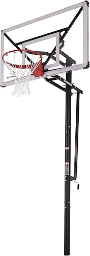 Miniatura 36 de Silverback NXT - Aros de baloncesto enterrados de 54 pulgadas y NXT de 60 pulgadas con tablero de baloncesto de altura ajustable y diseño QuickPlay