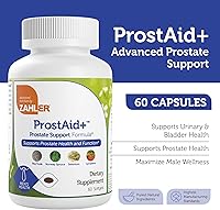 Vista 3 de Zahler ProstAid+ - Suplementos de próstata para hombres con licopeno y abeto noruega para flujo de orina, soporte de próstata, fabricado en Estados