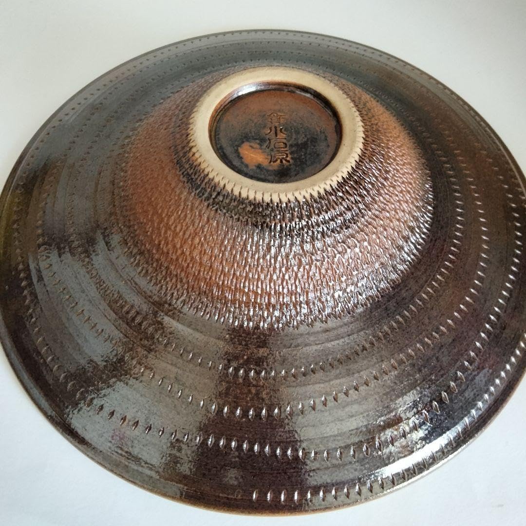 小石原焼 森喜窯 大皿 プレート 28cm 和モダン 小石原 飛び鉋 伝統工芸