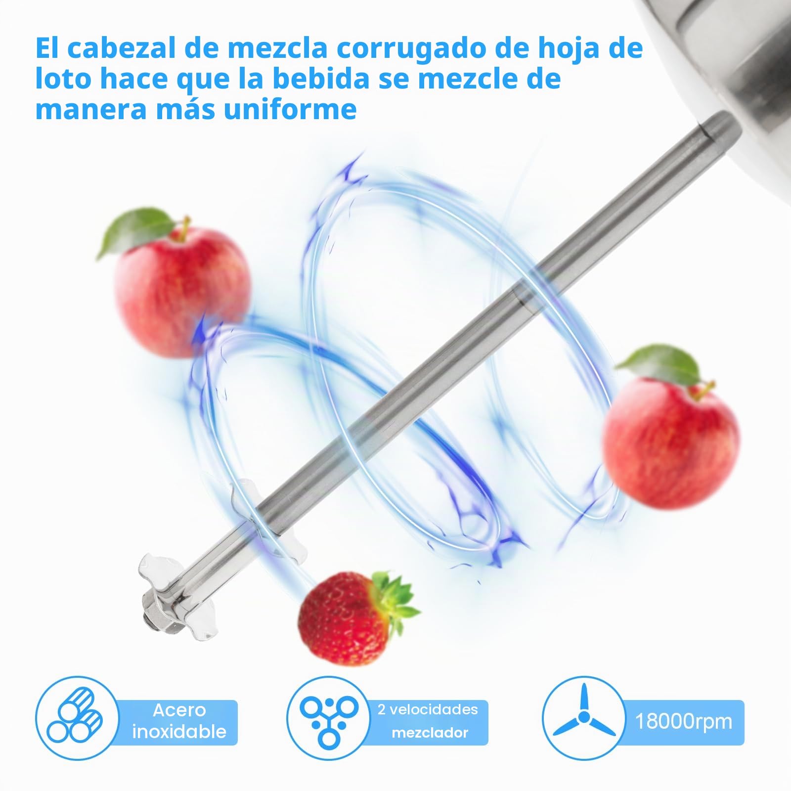 Batidora de vaso para batidos de leche, 180 W, batidora eléctrica, batidora con una cabeza de 650 ml, para tiendas de té con leche, cafeterías, restaurantes