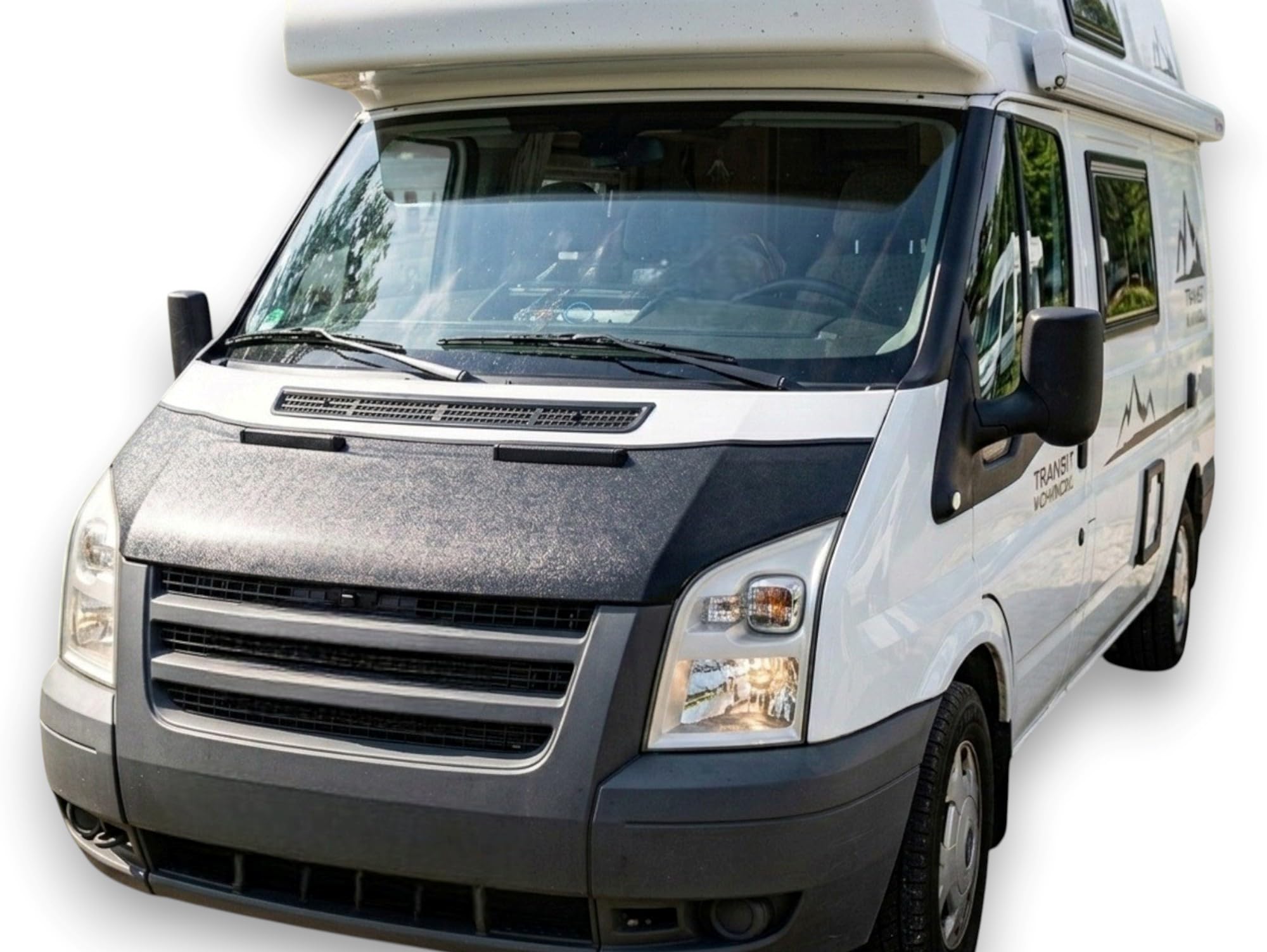 AB-00078 AUTO-BRA Haubenbra kompatibel mit Ford Transit 2006-2013 Motorhaubenschutz Steinschlagschutz Tuning Bonnet Bra
