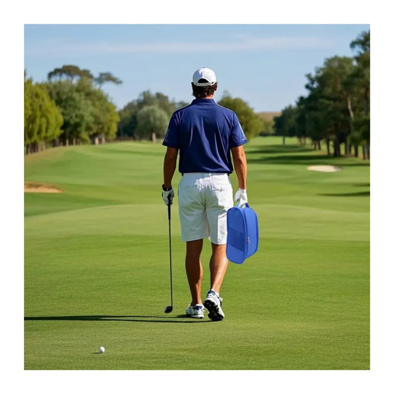 Tragbare Golfschuhtasche aus Oxford-Stoff