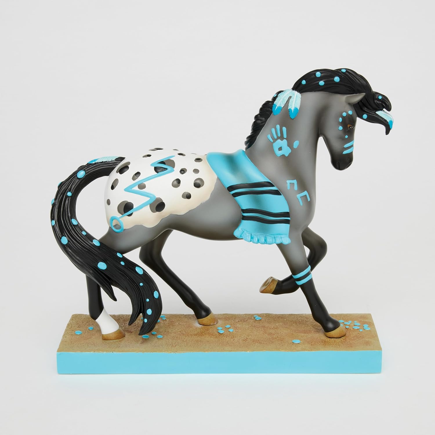 Enesco The Trail of Painted Ponies The Living Stone Horse Figurine, 7.4 Inch, Multicolor