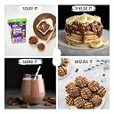 ALPINO Chocolate Peanut Butter Crunch 800g - Roasted Peanuts, Chocolate Paste, Brown Sugar & Sea Salt - 26g Protein, Gluten Free, Vegan – Plant Based Peanut Butter Crunchy – 400g, Pack of 2 gallery image