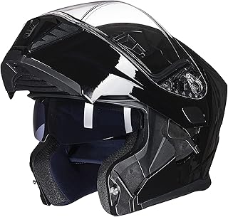 ILM Motorcycle Modular Full Face Helmet Flip up Dual Visor Motorbike Moped Stree - Compare price