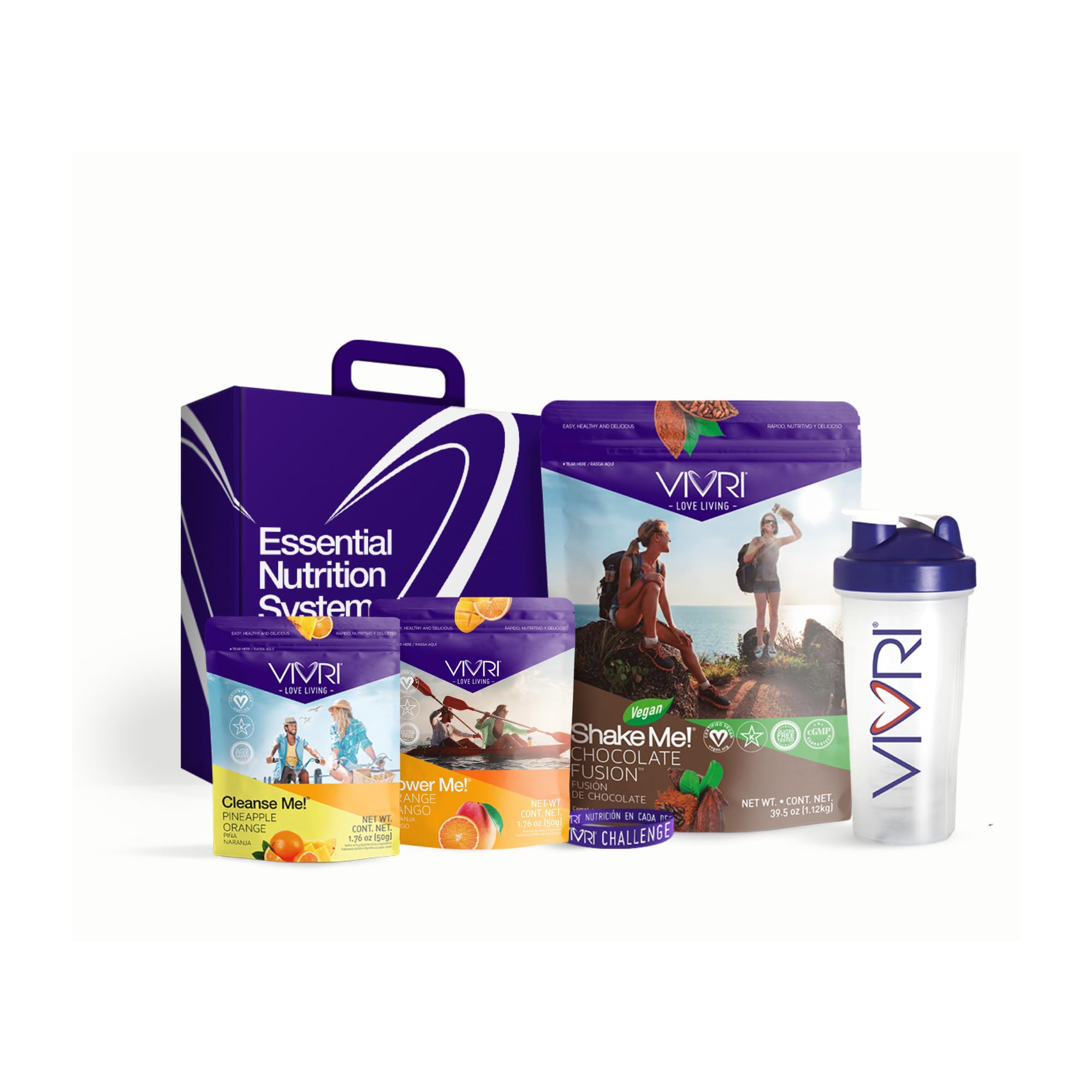 10 Day ENS Challenge | Shake Me! Vegan Chocolate Fusion | Power Me! Orange Mango | Cleanse Me! Pineapple Orange | Meal Replacement Shake & Protein Powder | Detox & Energy