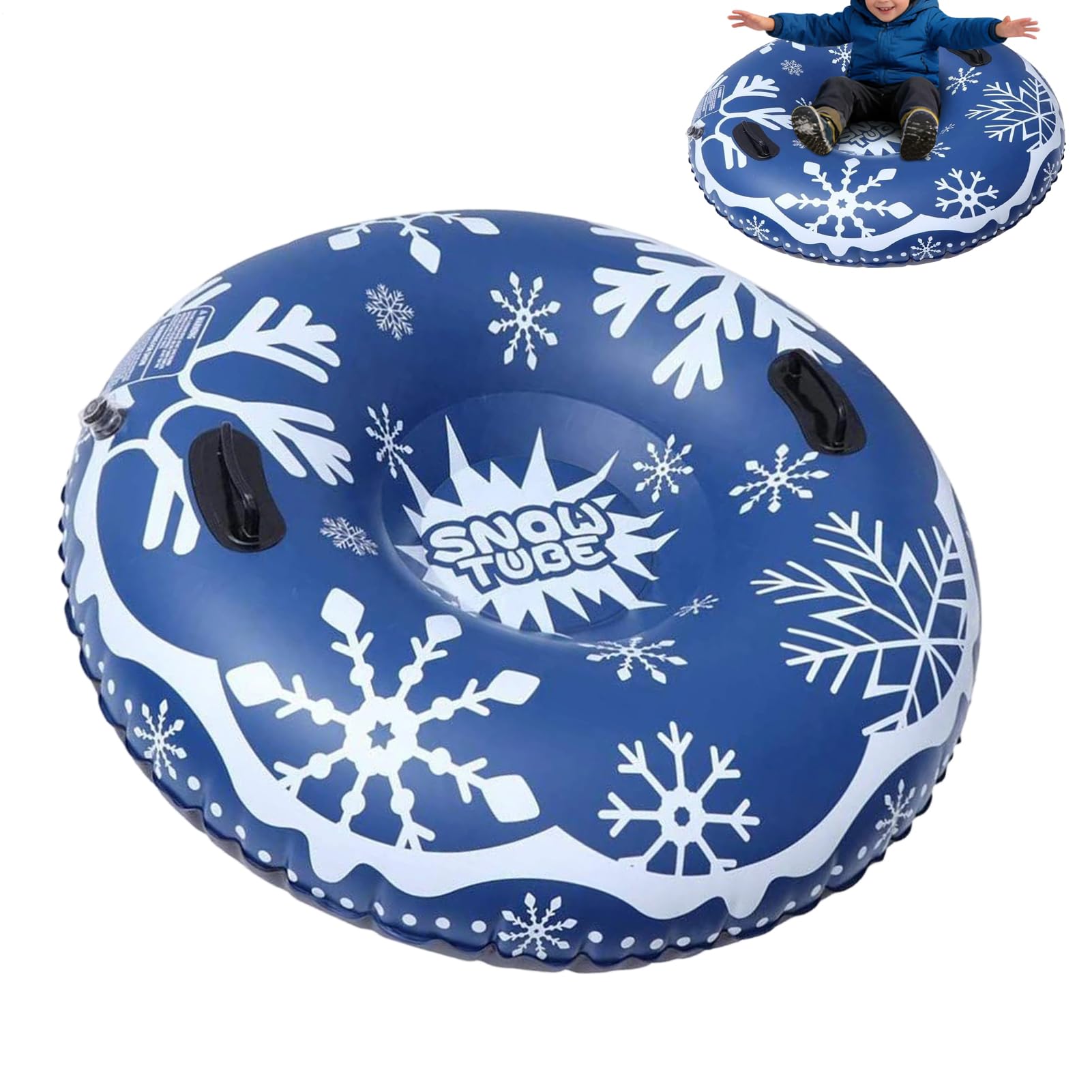 Tubo da neve | Tubo gonfiabile per neve – Anello resistente all'abrasione per attività di slittino | Per attività all'aperto in inverno, su marciapiedi, in piscina, am, durante sport, riunioni e feste