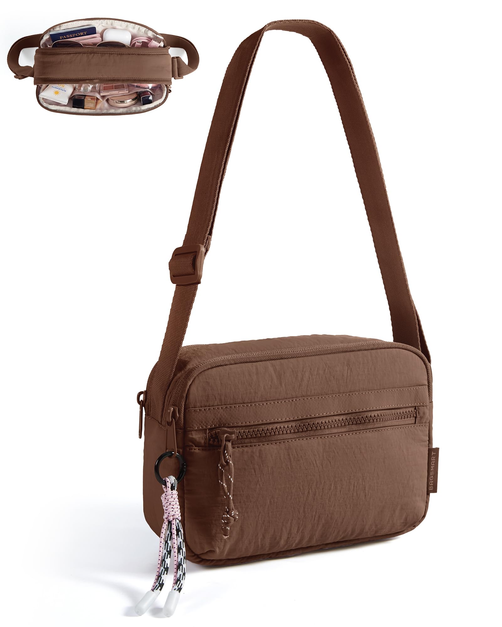 BAGSMART Cross Body Purse, Small Crossbody Bags for Women Travel Purse, Casual Shoulder Handbag Wallet — view 11